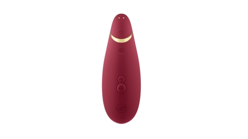 Вакуумний стимулятор для клітора бордовий Womanizer Premium 2 - 5