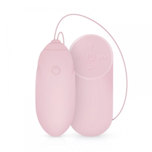 Віброяйце вагінальне з пультом керування рожевого кольору EasyToys - 1