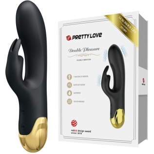 Вибратор с клиторальной стимуляцией Pretty Love Double Pleasure