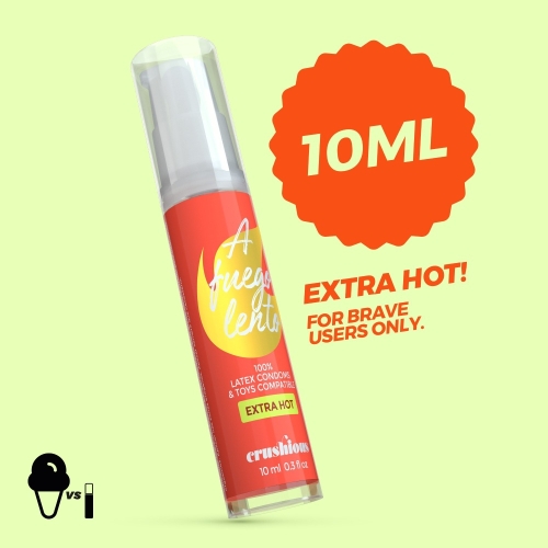 Согревающий лубрикант веганский Crushious Extra Hot 10 мл - 2