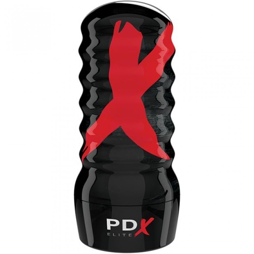 Мастурбатор у колбі вагина бежевого кольору Pipedream PDX Elite Air Tight Pussy Stroker - 3