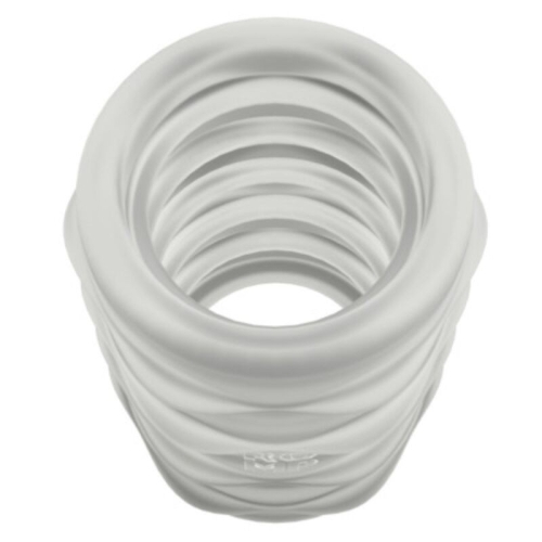 Мастурбатор для мужчин белый Romp Mosh Transparent Male Masturbator Reversble Sheath - 3