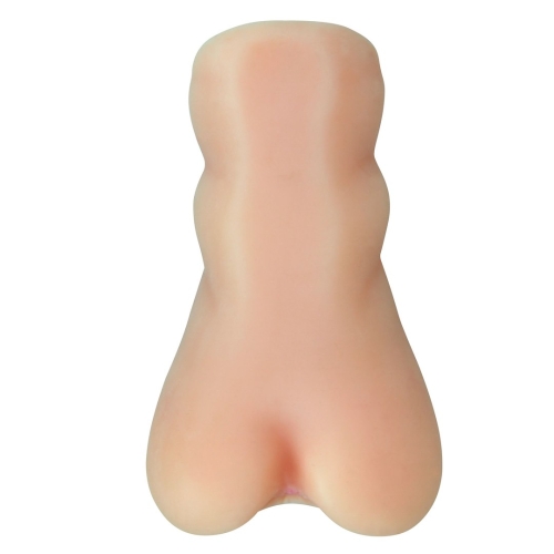 Мастурбатор з двома входами Анус і вагіна тілесного кольору Lybaile Crazy Bull Caroline soft skin - 6