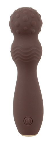 Силиконовый вибратор с универсальной головкой коричневого цвета You2Toys Hazel - 3