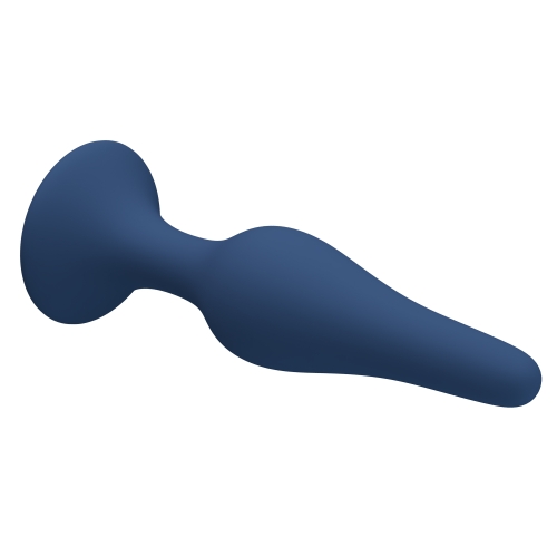 Анальная пробка на присоске силиконовая синяя LYBAILE MR.PLAY - Slim Anal Plug размер L - 6