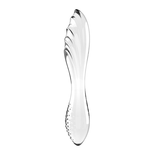 Стеклянный дилдо для двойного удовольствия прозрачный Satisfyer Dazzling Crystal 1 - 3