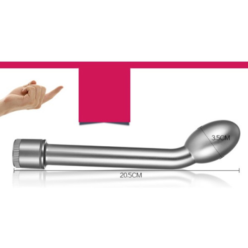 Вибратор для точки G металлический серебристый Lovetoy G spot - 2