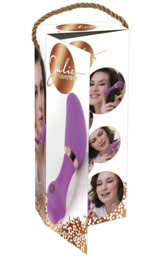Вибратор для точки G фиолетовый Jülie Lovetoys Vibrator - 6