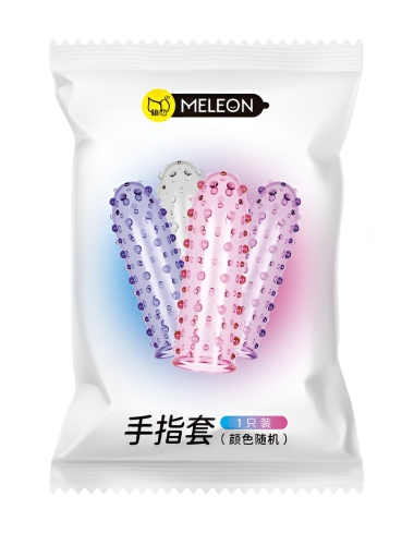 Стимулирующая насадка на палец для клитора случайного цвета Meleon - Finger Sleeves (Assorted Colors) - 1
