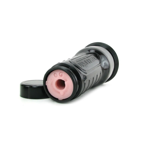 Мастурбатор у колбі вагіна з кібершкіри бежевого кольору Fleshlight Lady Original - 6