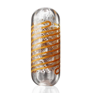 Мастурбатор с упругой стимулирующей спиралью внутри Tenga Spinner Beads