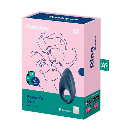 Ерекційне віброкільце для члена і стимуляції клітора Satisfyer Powerful One - 6