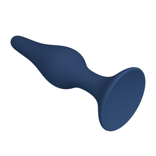 Анальная пробка синяя из силикона LYBAILE MR.PLAY Slim Anal Plug размер XL - 4