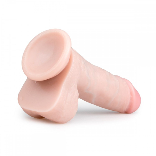 Фалоімітатор реалістичний бежевий з присоскою EasyToys Realistic Dildo 17,5 см - 3