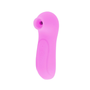 Вакуумный стимулятор для клитора силиконовый розового цвета Toy Joy
