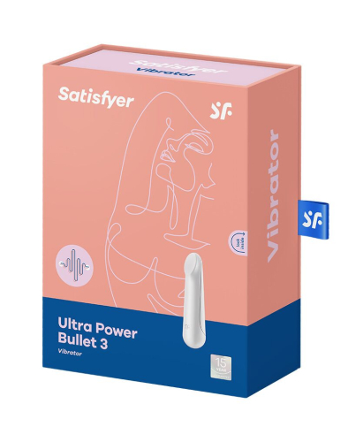 Вибратор для клитора белый Satisfyer Ultra Power Bullet 3 - 6