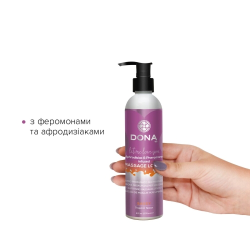 Масажний лосьйон з феромонами DONA Sassy-Тропічна пристрасть (235 мл) - 2