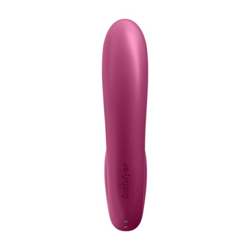 Вакуумный вибратор для стимуляции клитора и точки G бордовый Satisfyer Sunray Berry - 2