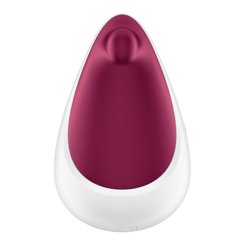 Вібратор для стимуляції клітора бордового кольору Satisfyer Spot On 3 Berry - 4