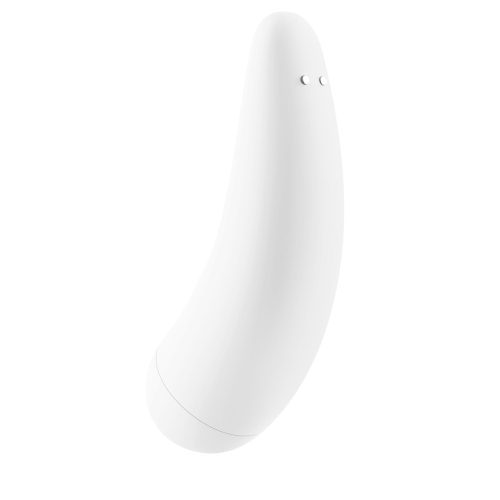 Вакуумный клиторальный стимулятор смарт Satisfyer Curvy 2+ White - 6