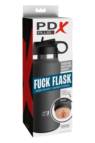 Мастурбатор вагіна в колбі тілесний Pipedream PDX Plus Fuck Flask - 7