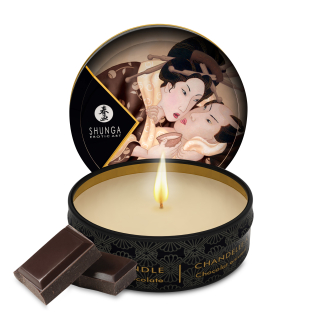 Масажна свічка з ароматом шоколад SHUNGA Intoxicating Chocolate 30 мл
