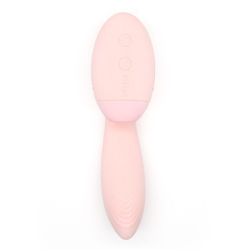 Вакуумный клиторальный стимулятор розового цвета KissToy Tina Mini - 7
