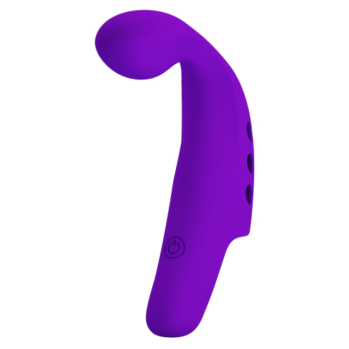Вібронасадка на палець для клітора фіолетова Lybaile Pretty Love Fingering Vibrator Gorgon - 3