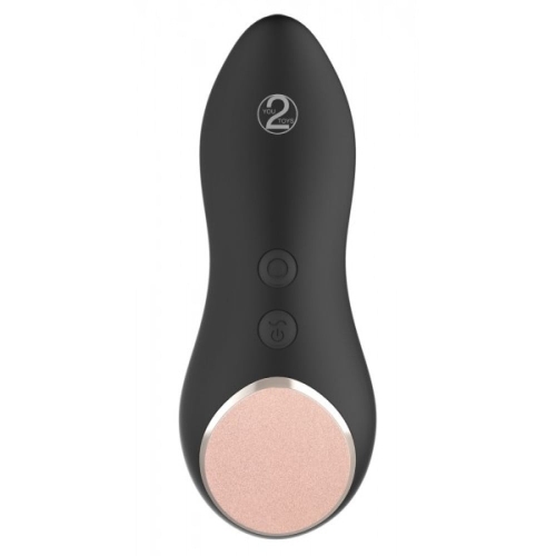 Вибратор для клитора с подогревом черный CUPA Warming Touch - 1