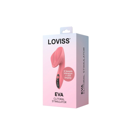 Вибратор для клитора и вульвы розовый Loviss Eva Clitoral Stimulator 9 режимов - 6