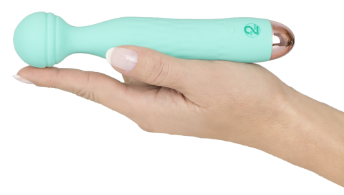 Вібратор Ванд у формі мікрофону м'ятного кольору Soft Silicone - 8