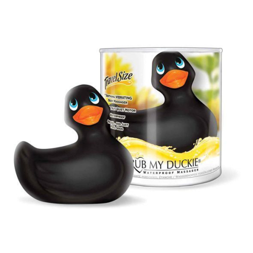 Вібратор-качечка для клітора водонепроникний I Rub My Duckie-Classic Black - 3