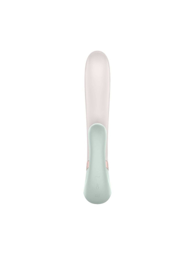 Вибратор кролик для стимуляции клитора и зоны G силиконовый бирюзовый Satisfyer Heat Wave - 3