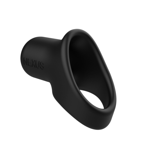 Ерекційне кільце для члена та мошонки чорного кольору Nexus Rise Cock and Ball Sling - 3