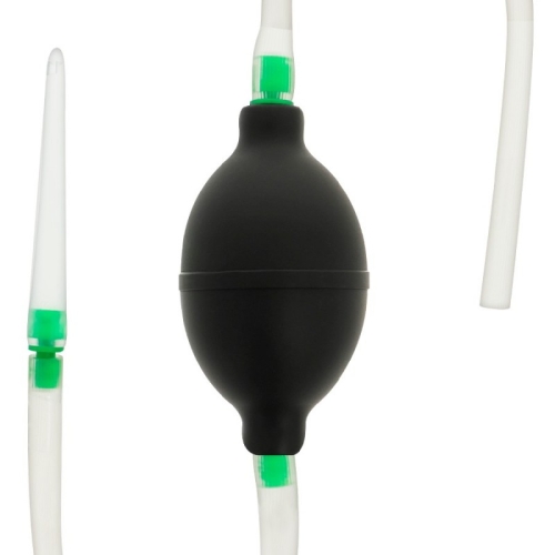 Анальная клизма с грушей черная Addicted Toys Black Enema Set - 3