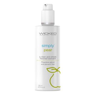 Оральний лубрикант на водній основі зі смаком коричневого Груші Wicked Sensual Care 120 мл