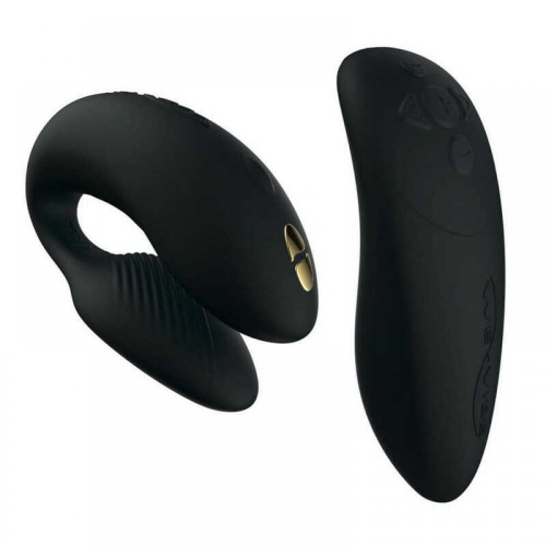 Набір секс іграшок Premium 2+ We-Vibe Chorus для пари чорного кольору Womanizer Golden Moments Collection - 4