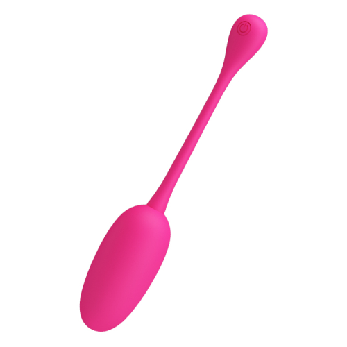 Силиконовое виброяйцо с перезарядкой розовое Pretty Love Knucker - 2