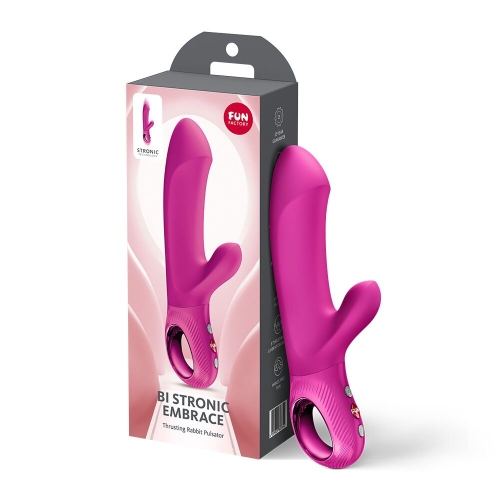 Пульсатор для точки G з кліторальним відростком фіолетовий Fun Factory Bi Stronic Embrace - 9
