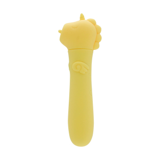 Вибропуля единорожка для клитора желтого цвета Unihorn USB Bullet Bean Blossom 