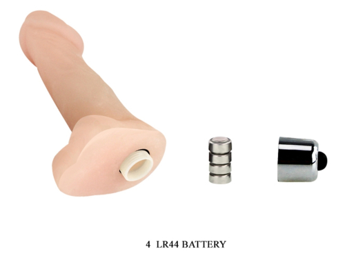 Вібратор реалістичний тілесного кольору LYBAILE BAILE Slick Pleasure - 7