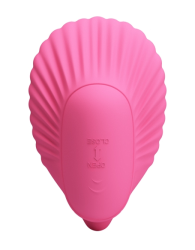 Вібробабочка з стимулятором клітора і точки джі на пульті ДУ PRETTY LOVE Powerful Shell Stimulator - 5