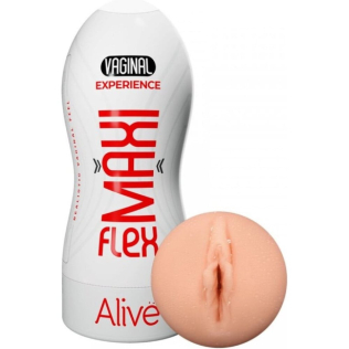 Мастурбатор у колбі вагіна бежевий Alive Maxi Flex