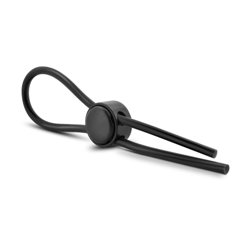 Регульоване ерекційне кільце чорне STAY HARD SILICONE LOOP - 4