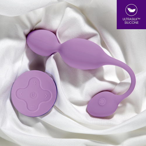 Віброяйце з пультом керування бузкового кольору Blush Wellness Raine - 3