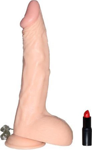 Вібромасажер присоски реалістичний тілесного кольору Dream toys Bigstuff 11INCH - 3