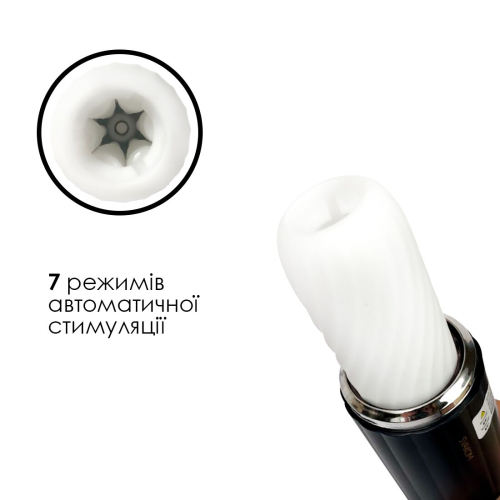 Автоматичний мастурбатор для чоловіків чорного кольору Svakom Alex Neo 2 - 4