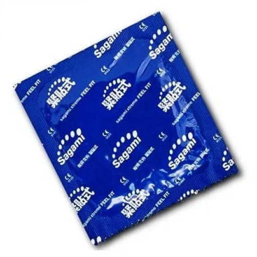 Презервативы супертонкие из натурального латекса Sagami Xtreme Feel Fit 3 штуки - 4