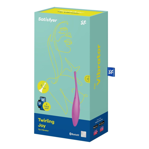 Вібратор для клітора Satisfyre Twirling Joy Fuchsia - 6