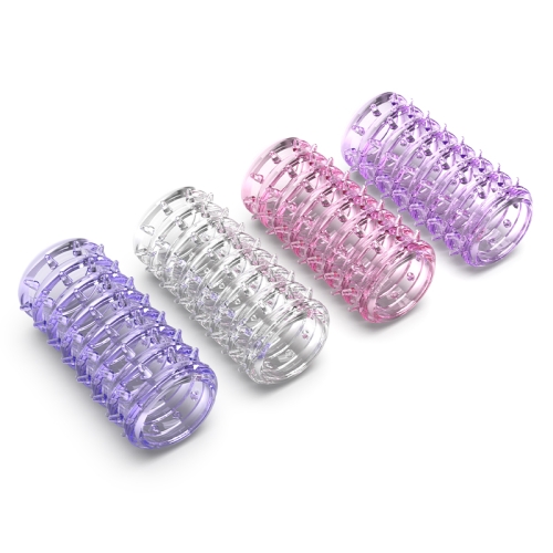 Стимулирующая насадка случайного цвета Meleon - Caterpillar Delay Sleeve (Assorted Colors) - 4